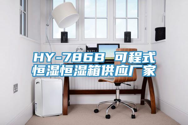 HY-786B 可程式恒濕恒濕箱供應(yīng)廠家