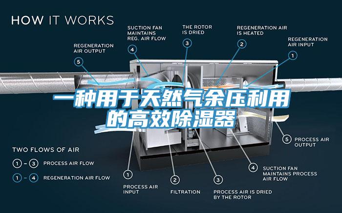 一種用于天然氣余壓利用的高效除濕器