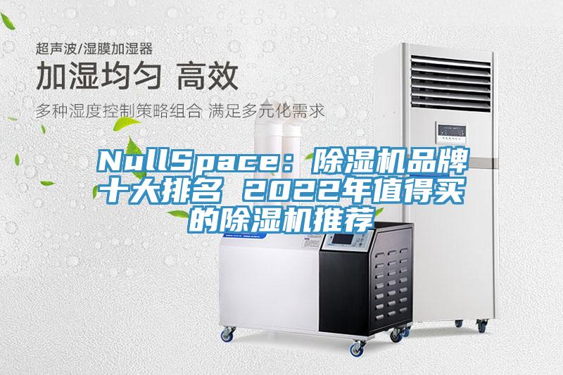 NullSpace：除濕機品牌十大排名 2022年值得買的除濕機推薦