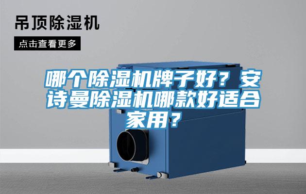 哪個除濕機牌子好？安詩曼除濕機哪款好適合家用？