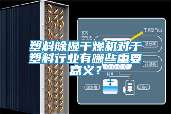 塑料除濕干燥機(jī)對(duì)于塑料行業(yè)有哪些重要意義？