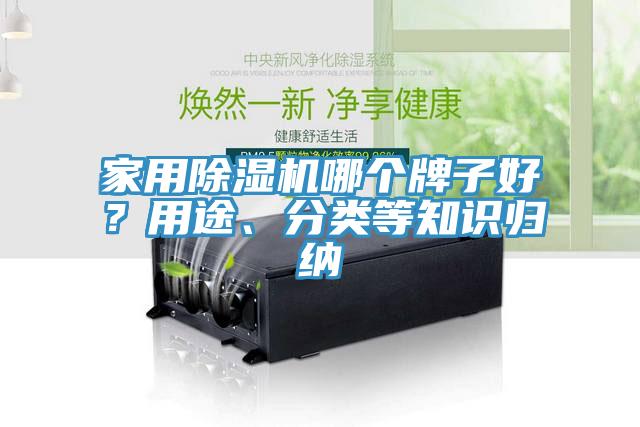 家用除濕機哪個牌子好？用途、分類等知識歸納