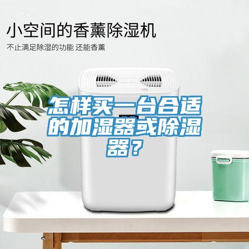 怎樣買一臺合適的加濕器或除濕器？