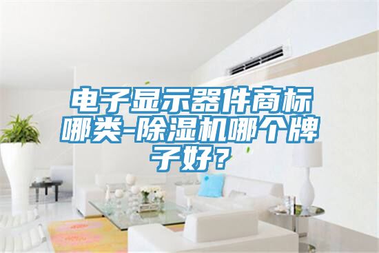 電子顯示器件商標哪類-除濕機哪個牌子好？