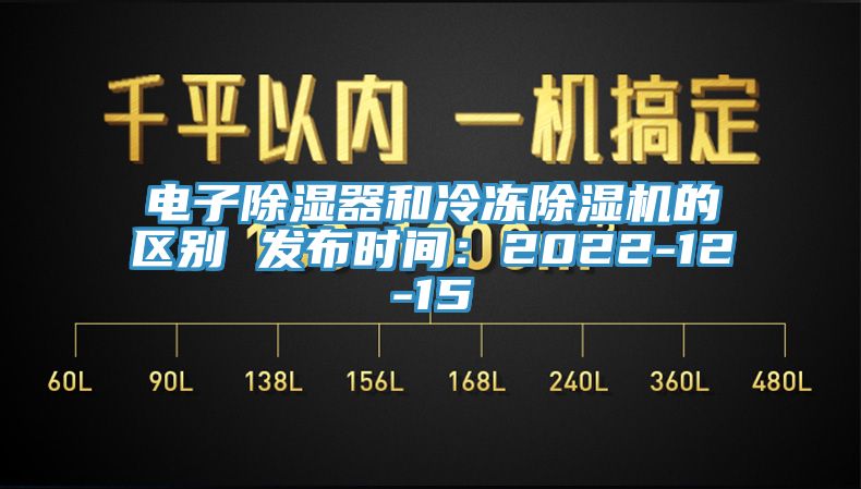 電子除濕器和冷凍除濕機(jī)的區(qū)別 發(fā)布時(shí)間：2022-12-15