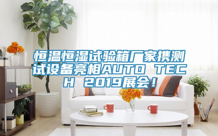 恒溫恒濕試驗(yàn)箱廠家攜測試設(shè)備亮相AUTO TECH 2019展會！