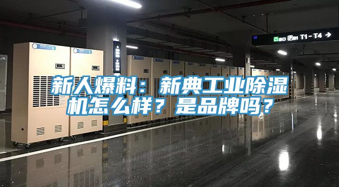 新人爆料：新典工業(yè)除濕機怎么樣？是品牌嗎？