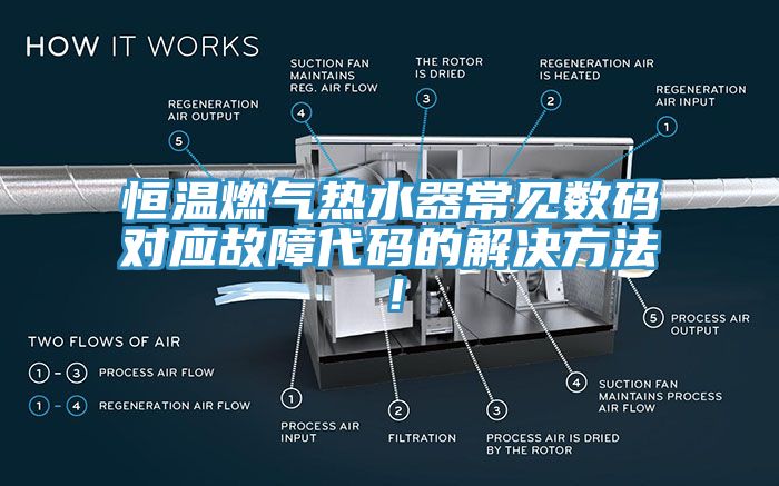 恒溫燃氣熱水器常見數(shù)碼對應故障代碼的解決方法！