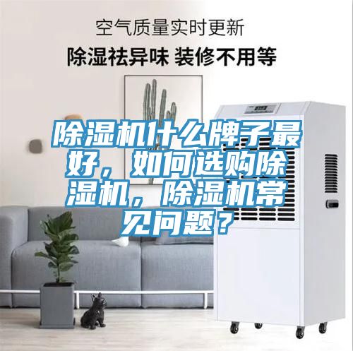 除濕機什么牌子最好，如何選購除濕機，除濕機常見問題？