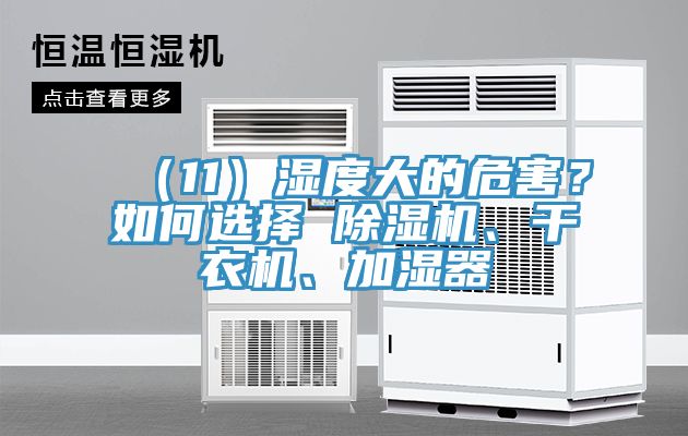 （11）濕度大的危害？如何選擇 除濕機、干衣機、加濕器