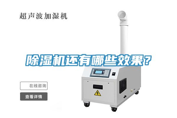 除濕機(jī)還有哪些效果？